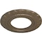 Ekena Millwork Claremont Ceiling Medallion (Fits Canopies up to 5 5/8"), 9"OD x 4 1/2"ID x 1/2"P, Warm Silver CM09CLWSS - alternate 2